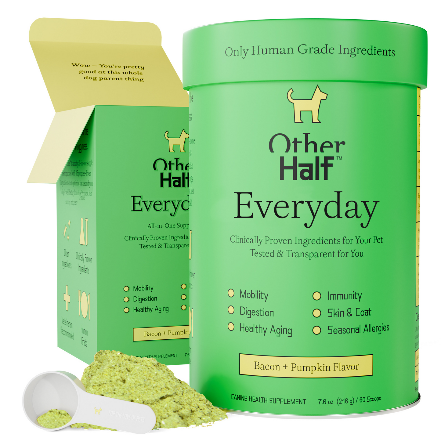 Other Half Everyday One - Clean Dog Multivitamin Supplement | 45 Active Ingredients