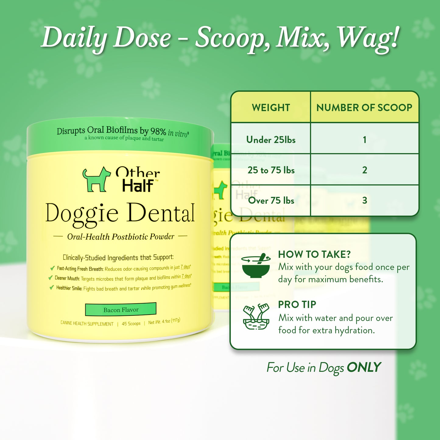 Doggie Dental Powder