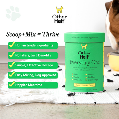 Other Half Everyday One - Clean Dog Multivitamin Supplement | 45 Active Ingredients